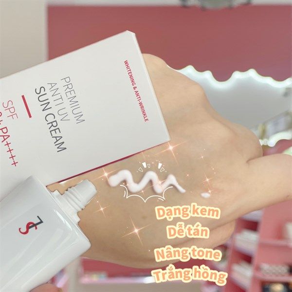 Kem Chống Nắng Ngăn Ngừa Lão Hoá Smile Leader Premium Anti UV Sun Cream SPF 50+ PA++++