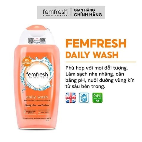 Dung dịch vệ sinh FEMFESH 250ml ANh quốc * 250ml