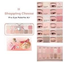 Phấn mắt Clio pro eye palette air #11shopping cheese