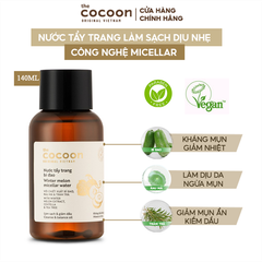 nước tẩy trang bí đao COCOON da dầu mụn , nhạy cảm