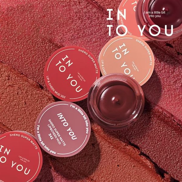 son kem lì INTO YOU shero super matte lip & cheek mud 302