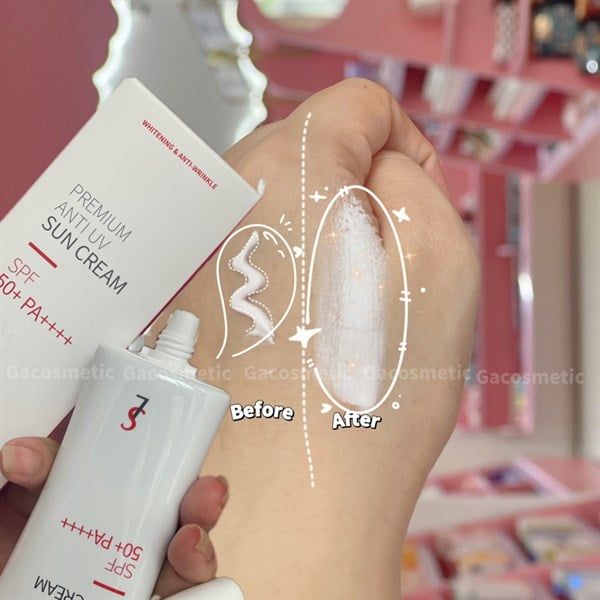 Kem Chống Nắng Ngăn Ngừa Lão Hoá Smile Leader Premium Anti UV Sun Cream SPF 50+ PA++++