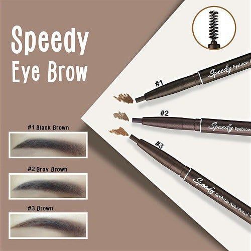 Chì Vẽ Chân Mày Peripera Speedy Skinny #3