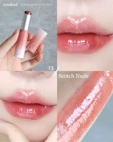 Son Dưỡng Romand Glasting Melting Balm Có Màu Thuần Chay - 13 Scotch Nude