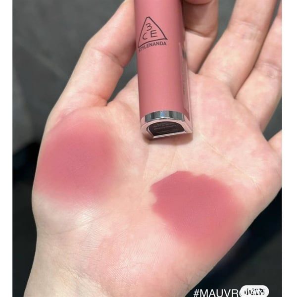 Son Kem 3CE Hazy Lip Clay 4g #MAUVROWN-hồng nude