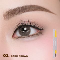 CHÌ KẺ MÀY SIÊU MẢNH LÂU TRÔI LEMONADE MICRO EYEBROW #01-natural brown