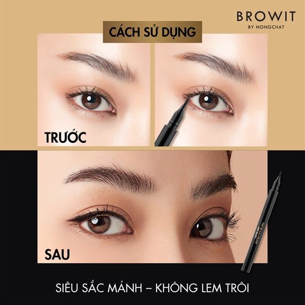kẻ mắt browit siêu mảnh màu nâu