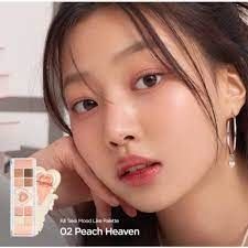 Bảng Phấn Mắt trái tim Peripera All Take Mood Like Palette #02-peach heaven