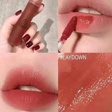 Son tint lì 3CE Blur Water Tint Laydown - Màu Hồng Đào Nude