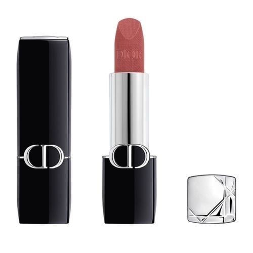 Son Thỏi Dior Rouge Couture Colour Lipstick Floral Lip Care Long Wear #217 mini-fullbox