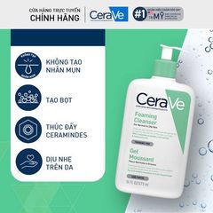 Sữa Rửa Mặt Cho Da Dầu Cerave Foaming Facial Cleanser For Normal To Oily Skin