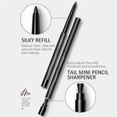 Chì kẻ mắt trang điểm ZEESEA chống thấm nước không bị nhòe kèm gọt #nâu