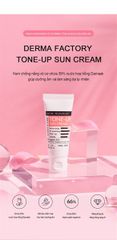 Kem Chống Nắng Nâng Tone Derma Factory Tone Up Sun Cream 30g