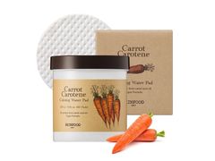 Toner Pad SKINFOOD Carrot Carotene Calming Water Pad 250g (60 miếng)