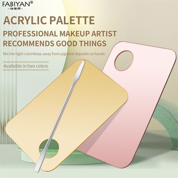 Bảng Trộn Kem Nền acrylic kèm Que trộn Tiện lợi full size