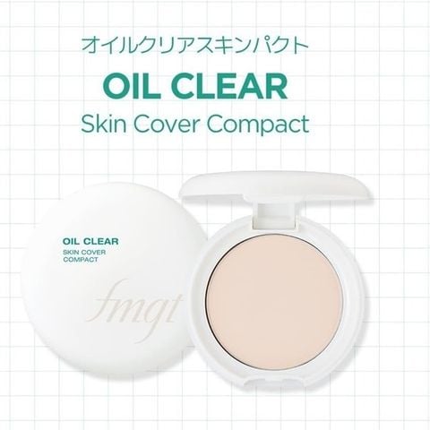 [mẫu mới] Phấn Phủ nén Kiềm Dầu The Face Shop Oil Clear skin cover compact