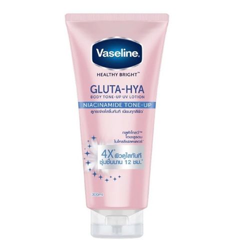 Dưỡng thể nâng tone Vaseline Healthy Bright Gluta-Hya Body Tone-Up UV Lotion 4X 330ml