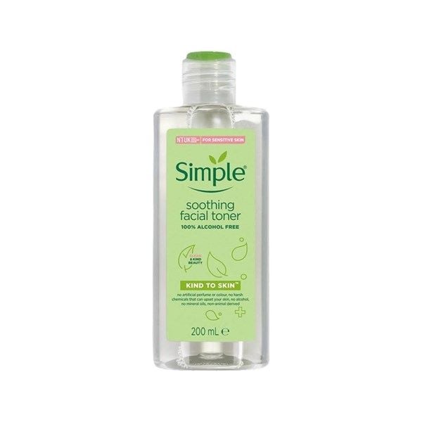 [mẫu mới ] Nước hoa hồng Simple sạch sâu, dịu nhẹ cho da nhạy cảm 200ml * 200ml