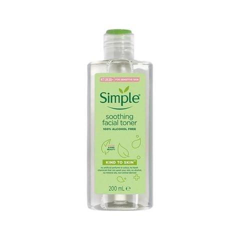[mẫu mới ] Nước hoa hồng Simple sạch sâu, dịu nhẹ cho da nhạy cảm 200ml * 200ml