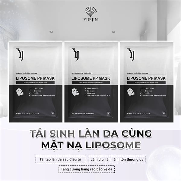 [mẫu mới] Mặt nạ Đen phục hồi Yuejin Liposome PP