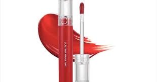 Son tint bóng ROMAND GLASTING water tint #02 red drop đỏ nâu