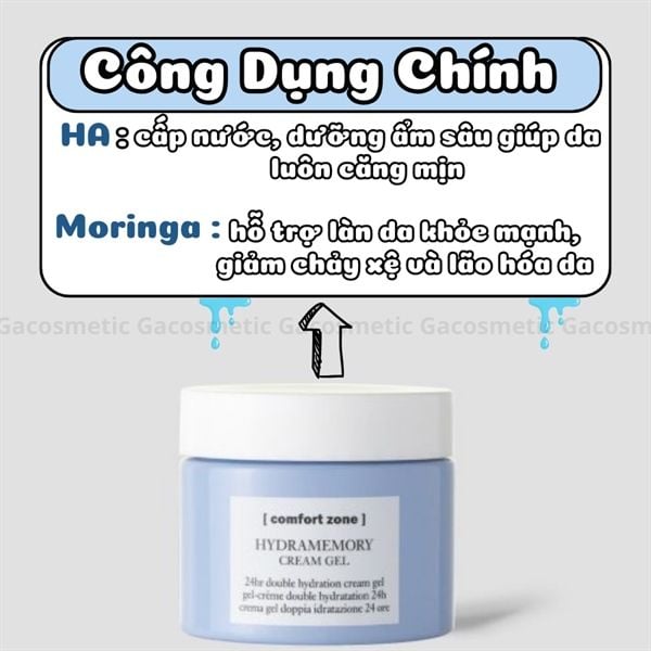 Kem dưỡng Ẩm chống lão hóa Comfort Zone Hydramemory Cream 60ml