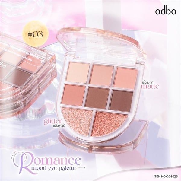 phấn mắt Odbo romance mood eye pallet #03