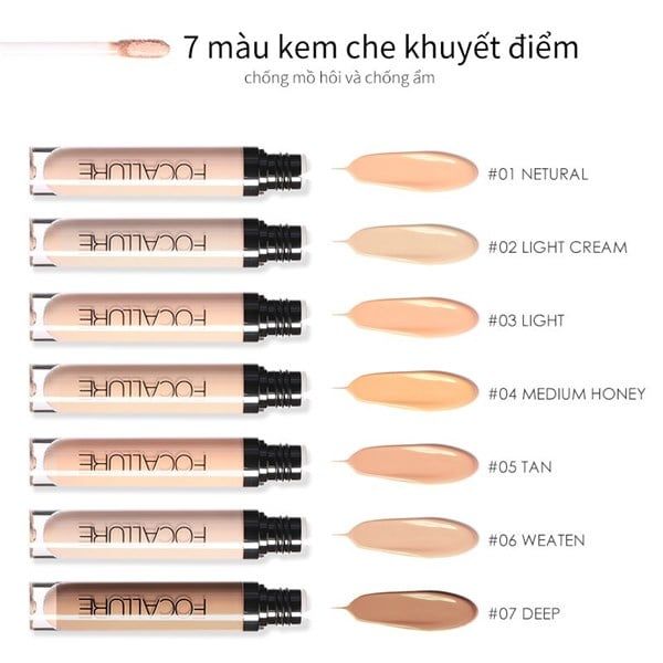 ￼Kem che khuyết điểm FOCALLURE gồm 7 màu tùy chọn 10g