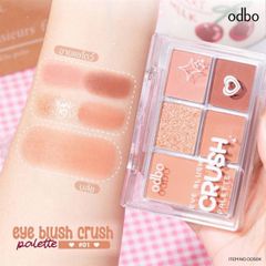 ￼Bảng phấn mắt và má hồng ODBO Eye Blush CRUSH #01