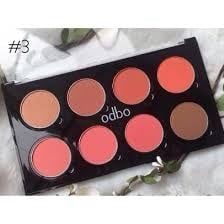 Phấn Má Hồng 8 ô ODBO Infinity Blusher Color Palette