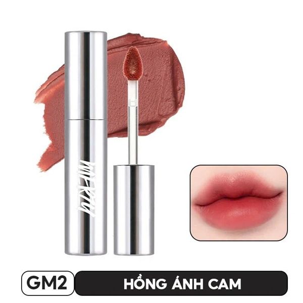 Son Kem Lì Merzy The Glam Mellow Tint 4g #GM2 Hồng Ánh Cam