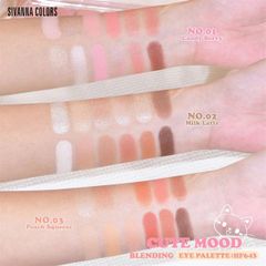 Bảng phấn mắt 12ô Sivanna colors cute mood blending eye palette #03