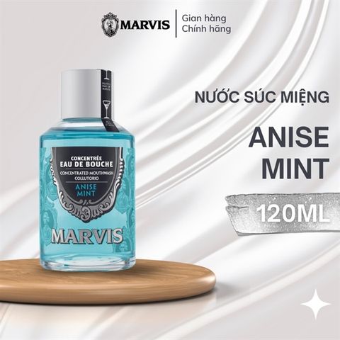 Nước súc miệng Marvis Anise Mint 120 ML