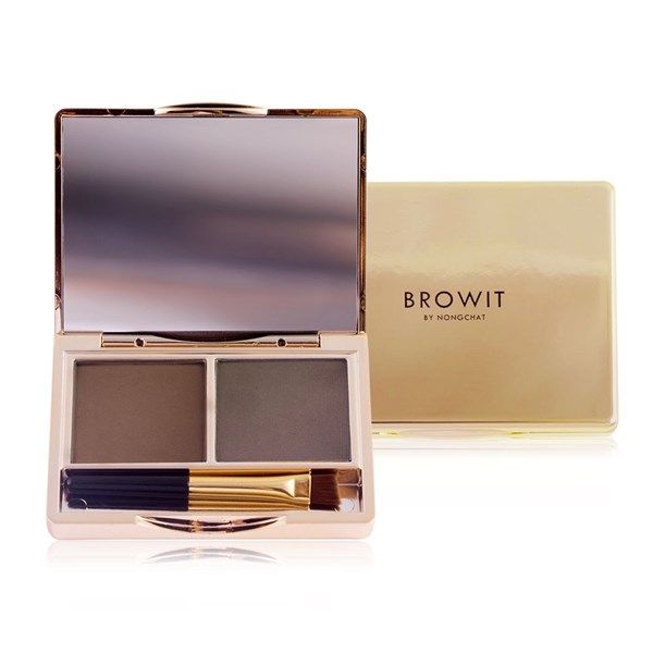 Bột Tán Chân Mày Browit Nongchat Brow Shadow 4g Màu nâu