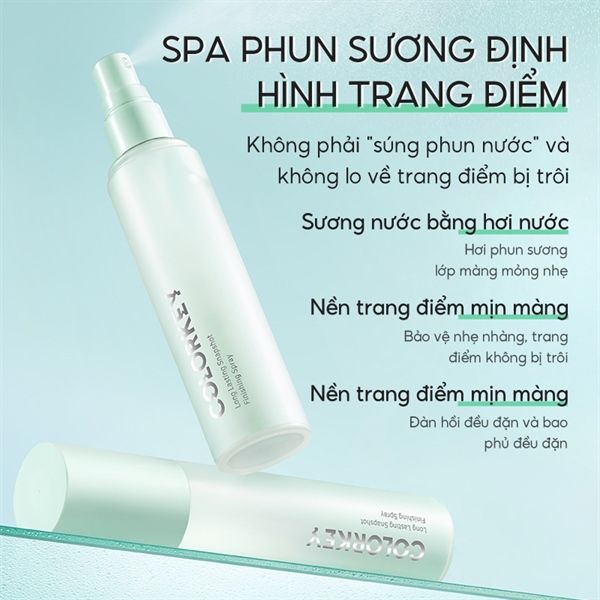 Xịt khóa trang điểm Colorkey hương hoa hồng