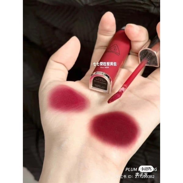 Son Kem Lì, Mịn Mượt Môi 3CE Hazy Lip Clay #plum pudding
