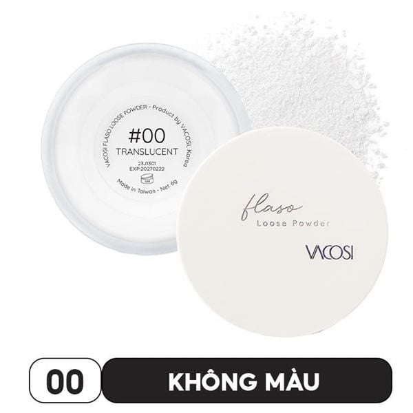 Phấn Phủ Bột Vacosi Flaso Loose Powder #01