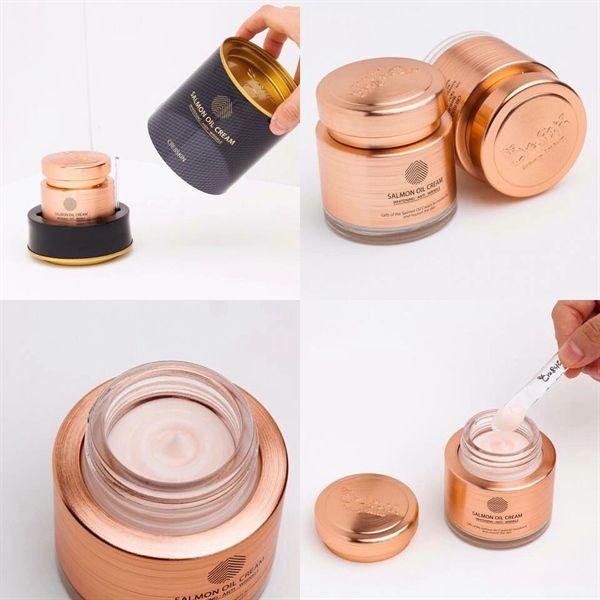 Kem Dưỡng Trắng Ban Đêm, Ngăn Ngừa Lão Hóa Chiết Xuất Dầu Cá Hồi Cre8skin Salmon Oil Cream 80g
