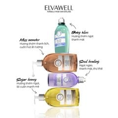 Sữa tắm nước hoa Elvawell from switzerland body wash 500ml