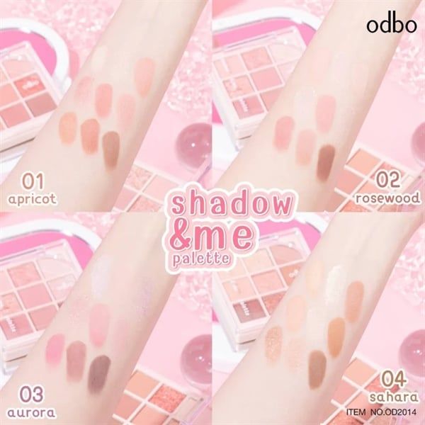 Phấn mắt 9ô Odbo Shadow & me pallete #04