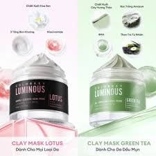Mặt Nạ Bùn COLORKEY LUMINOUS Green Tea Purifying Da Dầu Mụn