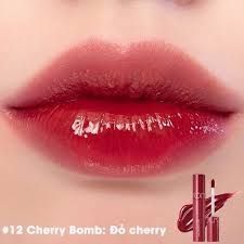 Son tint bóng Romand juicy lasting tint - màu 12 cherry borm