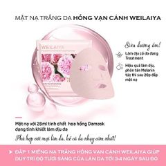 Mặt Nạ Trắng Da Weilaiya Skin Whitening Từ Hồng Vạn Cánh