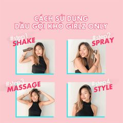 Dầu Gội Khô Girlz Only dry shampoo 100ml #nâu