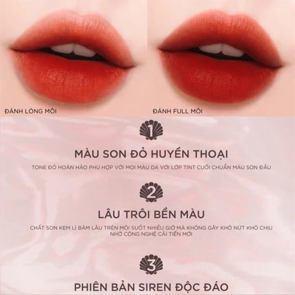 Son Kem Lì, Bền Màu, Lâu Trôi Merzy v6 The First Velvet