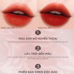 Son Kem Lì, Bền Màu, Lâu Trôi Merzy v6 The First Velvet