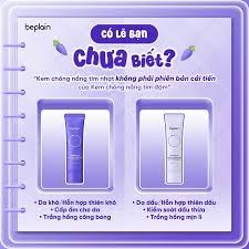 Kem Chống Nắng Nâng Tone & Hiệu Chỉnh Da Beplain Sunmuse da dầu