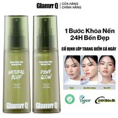 Xịt Khóa Nền Glamrr q Vegan Super Stay Makeup Fixer #02 dewy glow