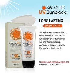 Kem Chống Nắng 3W Clinic Dành Cho Mọi Loại Da SPF50 PA+++ 70ml