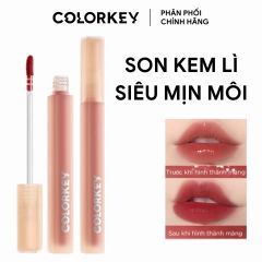 Son Kem Lì Colorkey watery matte lip tint #P307-đỏ hồng